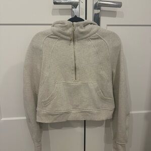 Lululemon Ivory Scuba Hoodie sized XS-S